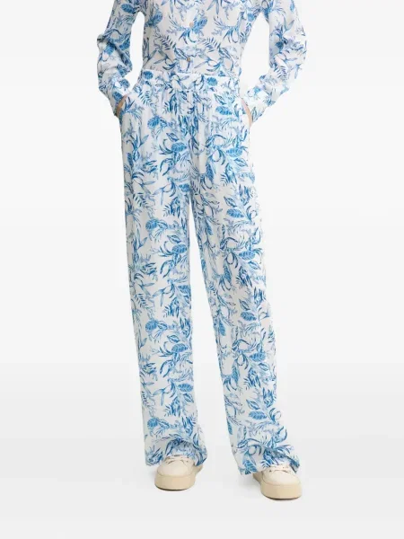 Pantaloni Melissa Odabash cu imagine albastru