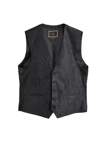 Next Vestă de costum negru