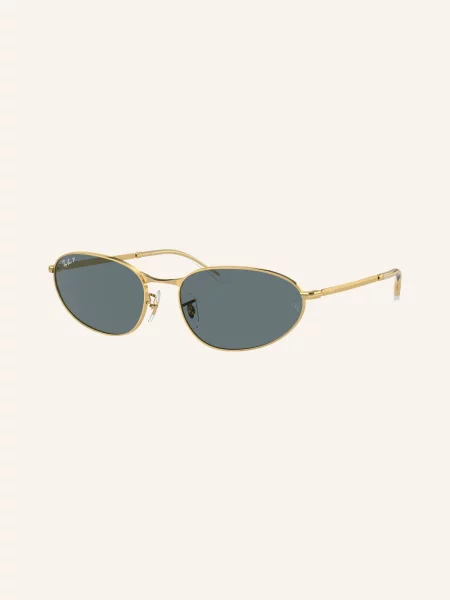 Ray-Ban Sluneční Brýle zlatá/ tmavě polarizovaná modrá