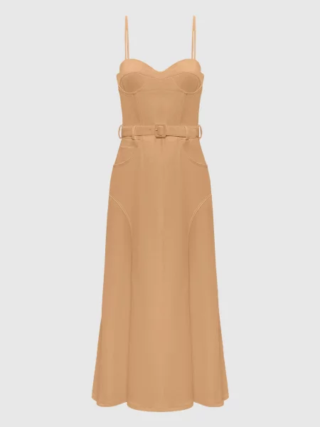 Платье Ermanno Scervino бежевое