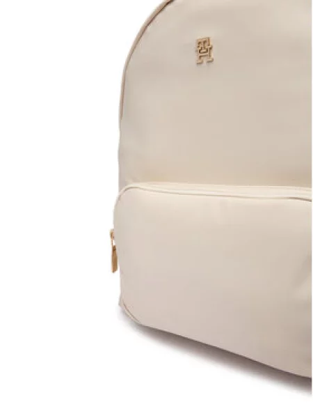 Batoh Tommy Hilfiger Popette Dome Backpack Krémová bílý
