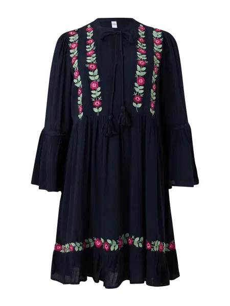 YAS Rochie YASCHELLA bleumarin / verde mentă / rosé / cranberry roșu
