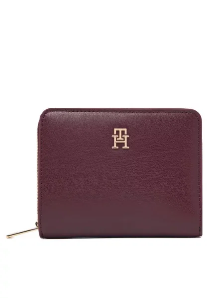 TOMMY HILFIGER Denarnica temno rdeča