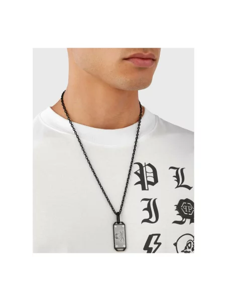 Naszyjnik PHILIPP PLEIN szary