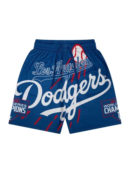 NEW ERA Pantaloni albastru / roșu alb