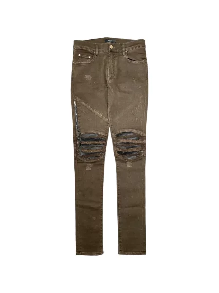 Blugi Amiri din piele verde