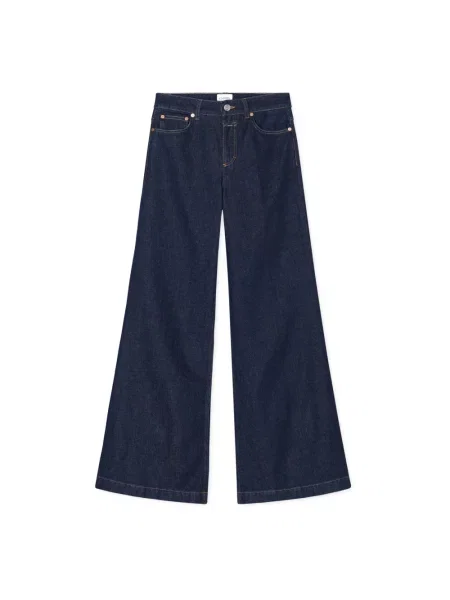 Szerokie jeansy Closed niebieskie