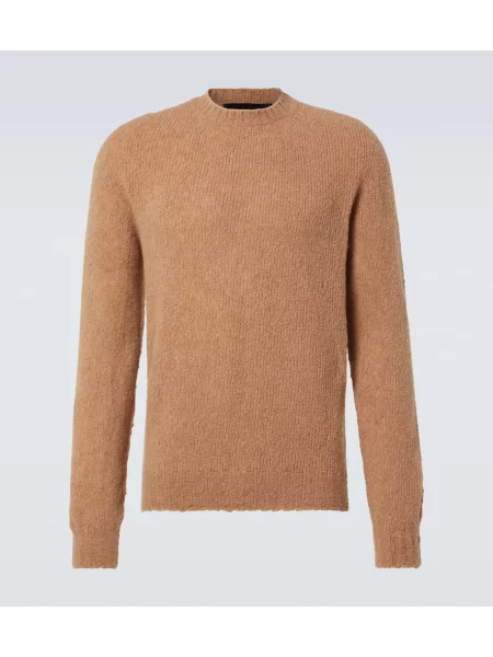 Volneni pulover Thom Sweeney rjava