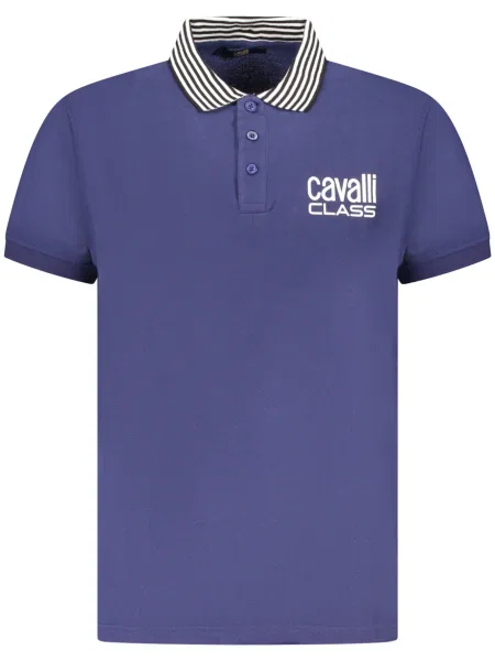 Polo Cavalli Class cu mâneci scurte albastru