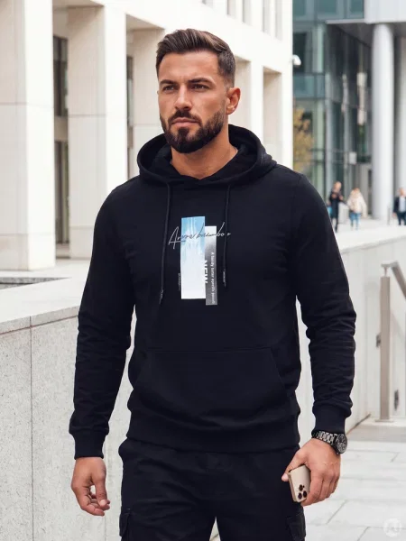 Bluza z kapturem Dstreet granatowa