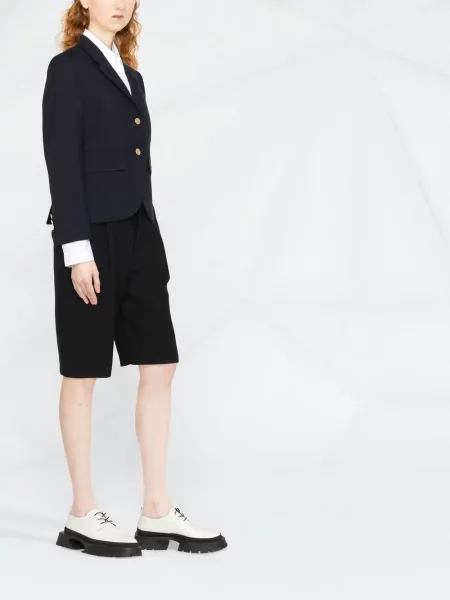 Jednořadé sako Thom Browne modré