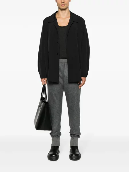 Vilnonės kelnės Jil Sander pilka