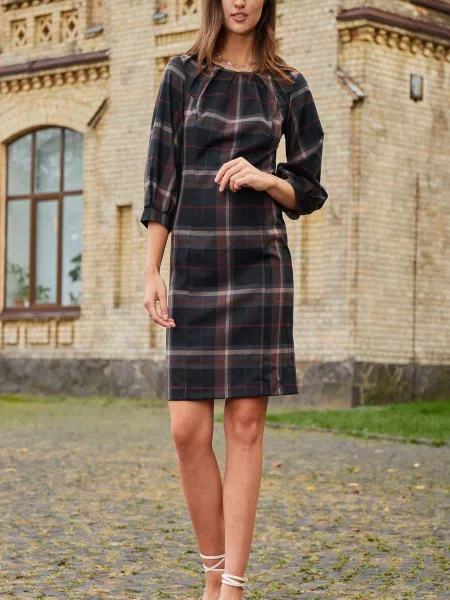 Сукня міні LadyLike коричневий