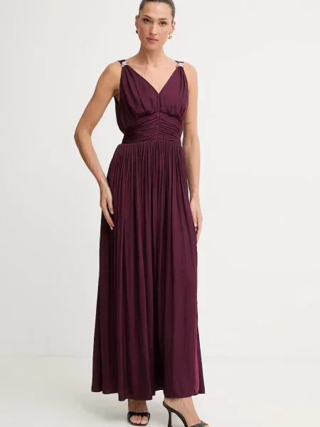 Morgan sukienka bordowa
