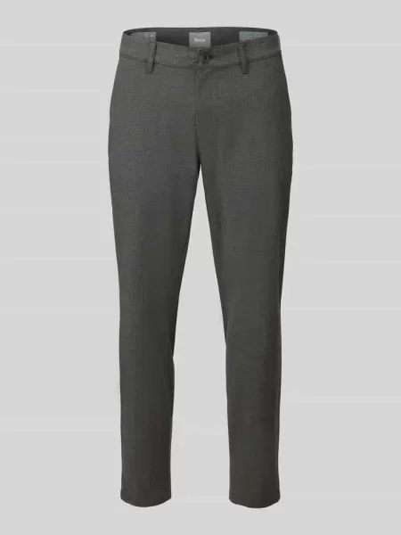 Spodnie materiałowe o kroju tapered fit z dodatkiem model Phil' Brax