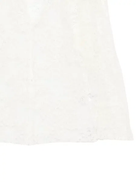 Bluză Nude din dantelă alb