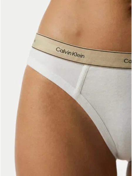 Kalhotky string Calvin Klein Underwear bílé