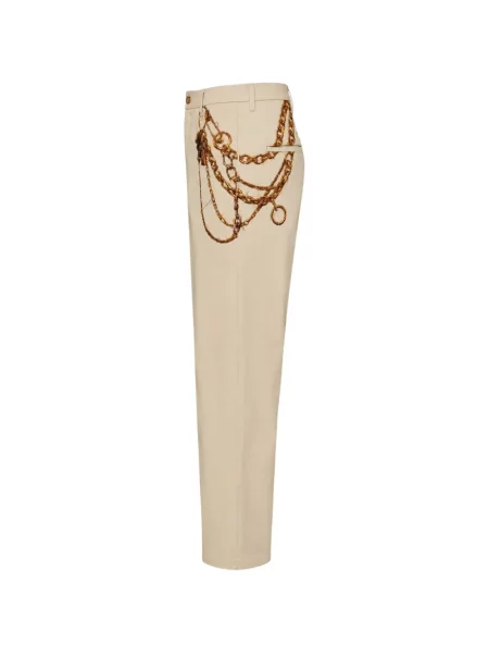Pantaloni Doublet cu broderie