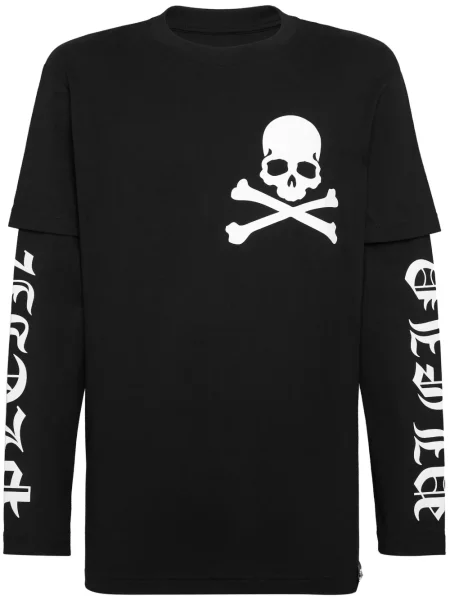 Majica Philipp Plein s printom crna