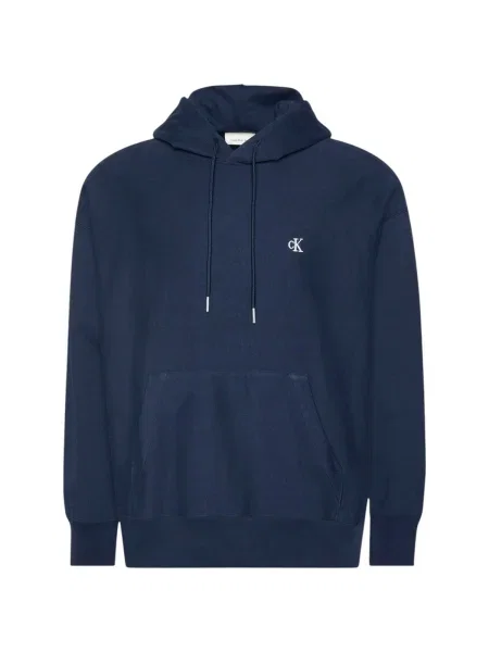 Froté mikina Calvin Klein Jeans modrá