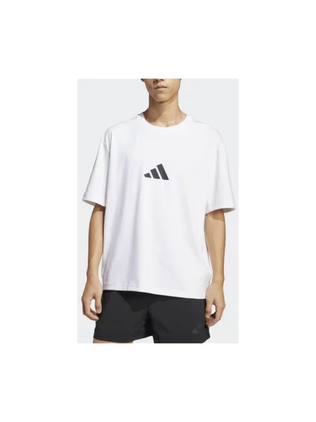 Adidas Z.N.E. Koszulka o luźnym kroju biała