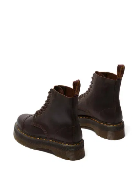 Botine Dr. Martens cu platformă maro