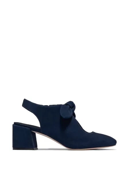 Pantofi cu toc Bernardo cu funde slingback albastru