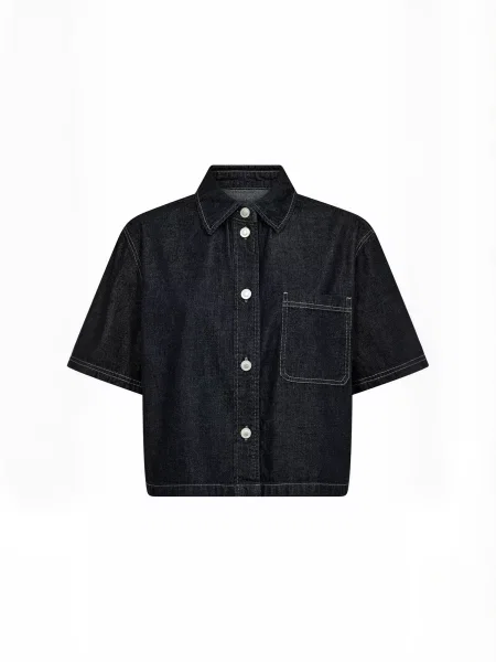 Ivy Copenhagen Tricou IVY-Malika denim albastru