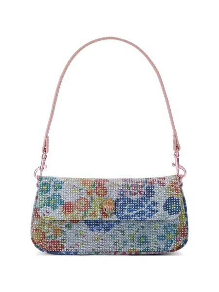 Geantă Kurt Geiger London cu model floral cu imagine albastru