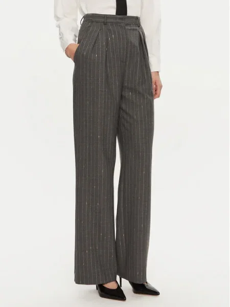 Simona Corsellini Pantaloni din Wide Leg gri