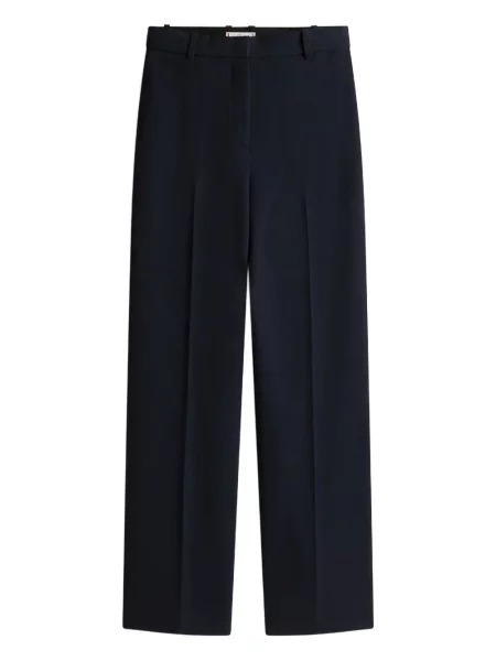 Cu centură pantaloni Tommy Hilfiger albastru