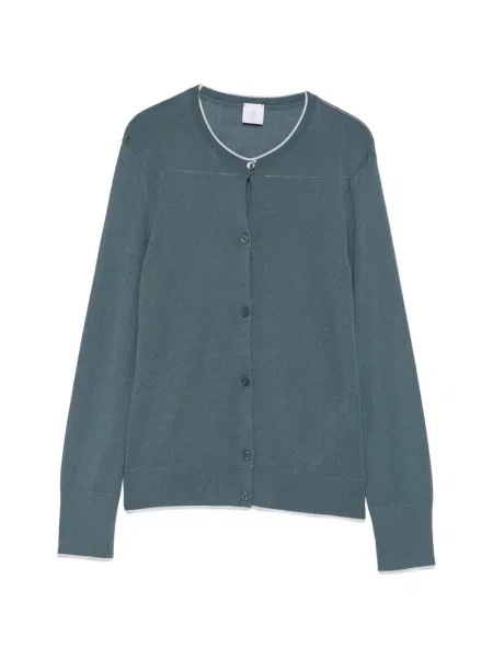Cardigan Eleventy de lână verde