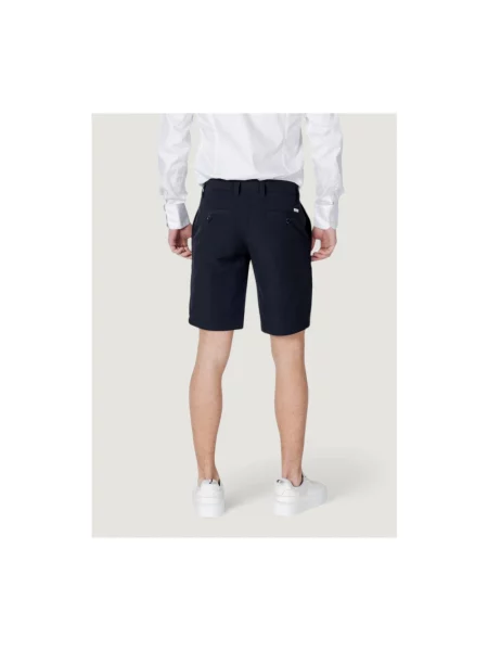 Szorty Armani Exchange ze stretchu niebieskie
