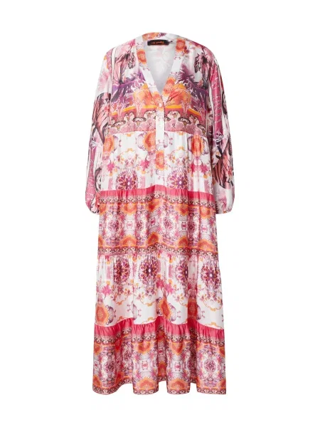 Miss goodlife Haljina žuta / narančasta / tamno roza bijela