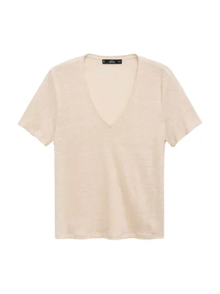 MANGO Tricou LINITO ecru