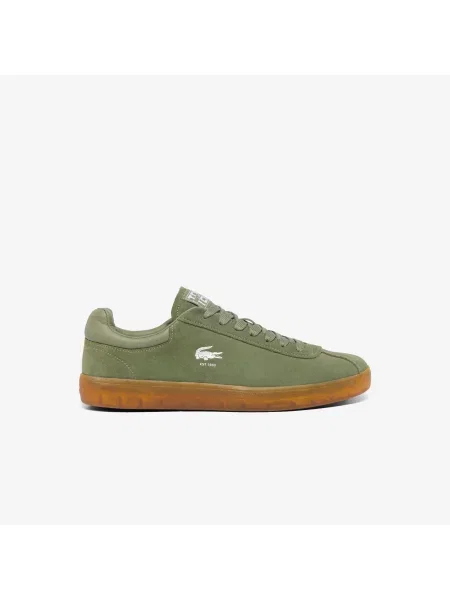 Lacoste Zamszowe Sneakersy Baseshot zielony
