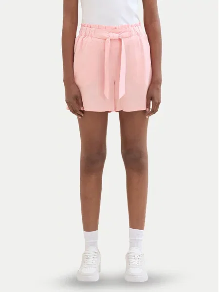 Kratke hlače iz tkanine Tom Tailor roza