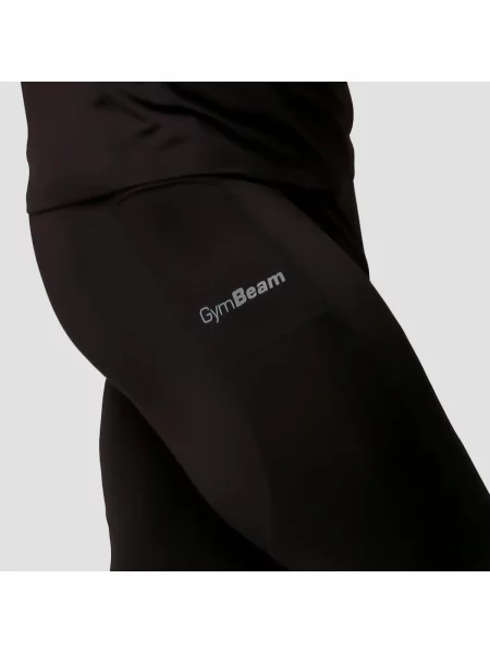 Legginsy do biegania slim Pulse czarne