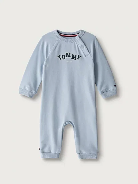 Tommy Hilfiger kombinezon za bebe od pamuka s elastanom plava