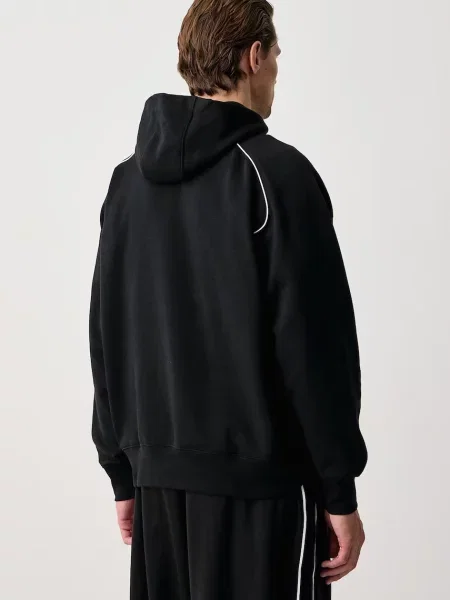Nike Sportswear bluza z kapturem z bawełną Air czarna