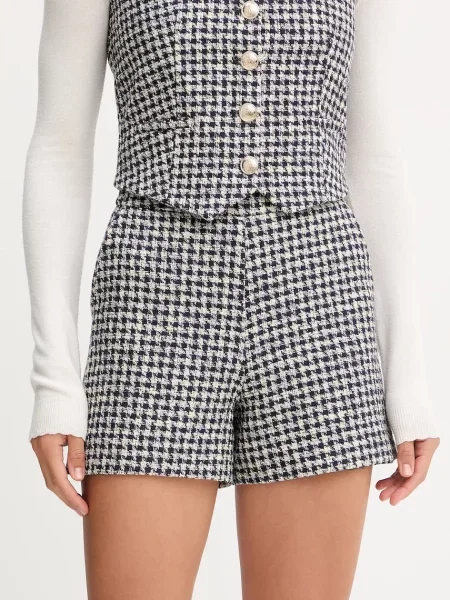 Morgan szorty wzorzyste high waist SHEAN.F czarny