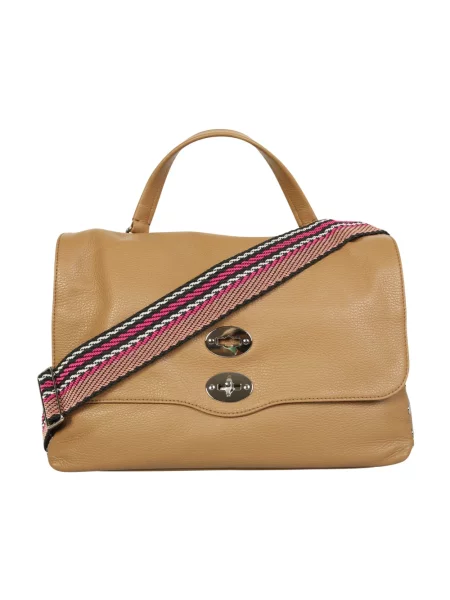 Torebka skórzana Zanellato skórzana beżowa