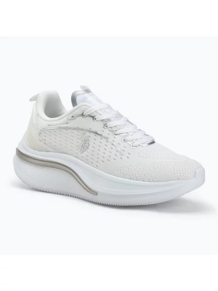 Női cipő U.S. Polo Assn. fehér/ezüst fehér