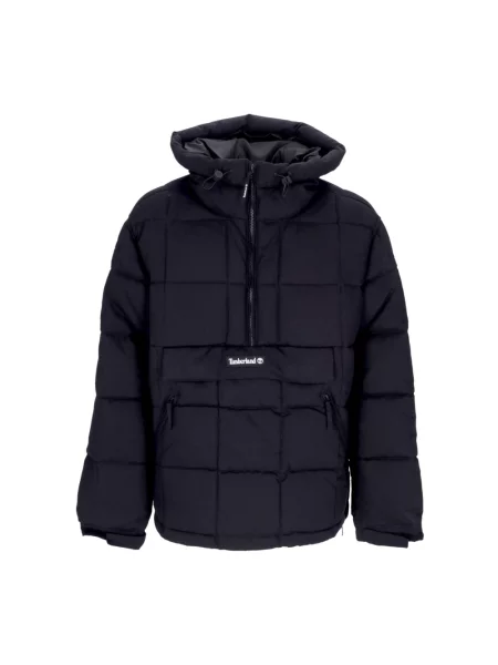 Kurtka puchowa Timberland z kapturem czarna