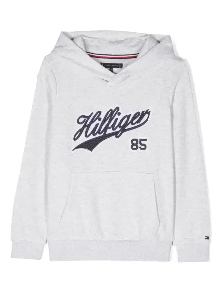 Bluza z kapturem dziecięca Tommy Hilfiger szara
