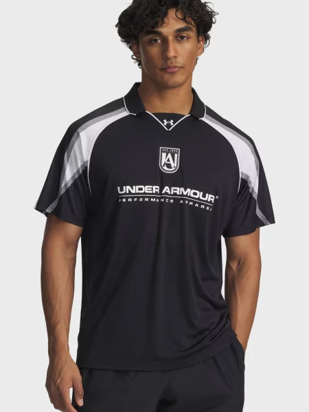 Спортивна футболка Under Armour з джерсі чорна