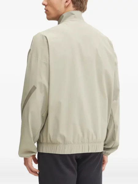 Top Adidas z autografem garniturowy w kwiatki czarny