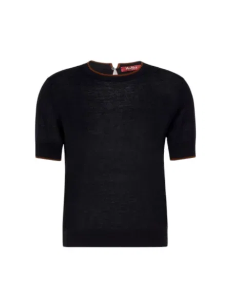 Sweter Max Mara Studio wełniany czarny