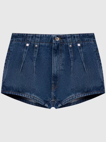 Джинсовые шорты Thierry Mugler синие
