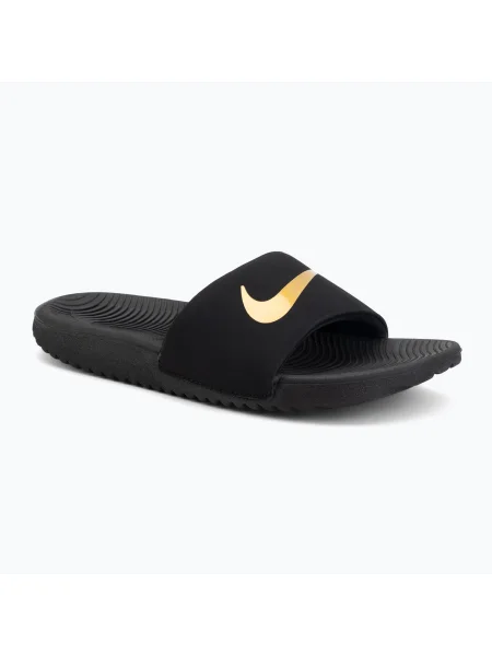 Nike Kawa gyerek papucs black/metallic gold. Méret: EU fekete